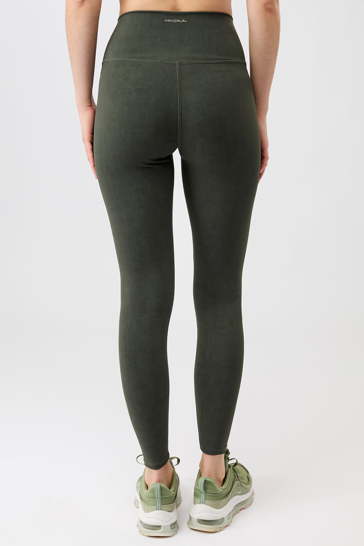 Mandala Fitness Legging gemustert Rückseite - Monoprinted Tights