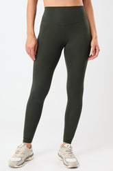 Mandala Sport Legging Grün Front - Best Loved Legging