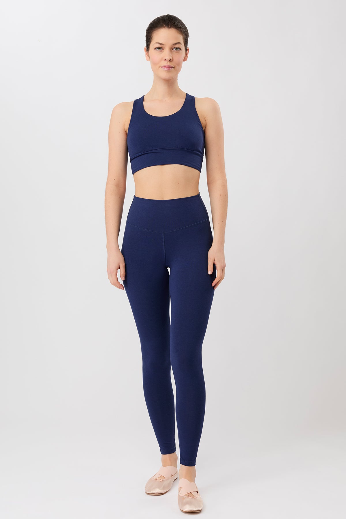 Mandala Sport Legging Blau Outfit Front - Best Loved Legging