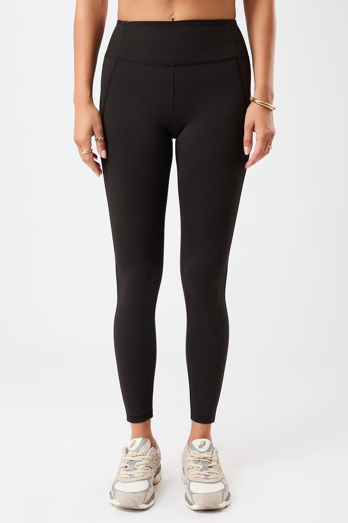 Mandala Active Legging Schwarz Front - Limitless Legging