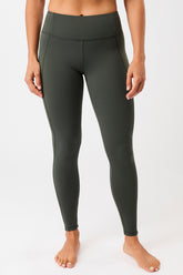 Mandala Active Legging Grün Front - Limitless Legging