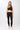 Mandala Fitness Pant Schwarz Outfit Front - Rolldown Tights