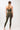 Mandala Fitness Pant Grün Outfit Rückseite - Rolldown Tights