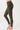 Mandala Fitness Pant Grün Seite - Rolldown Tights