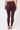 Mandala Fitness Pant Rot Rückseite - Rolldown Tights