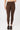 Mandala Fitness Pant Braun Front - Rolldown Tights