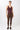 Mandala Fitness Pant Braun Outfit Front - Rolldown Tights