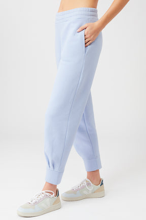 Trackpants: Check Girls Dark Grey, Sky Blue Cotton Trackpants on Cliths