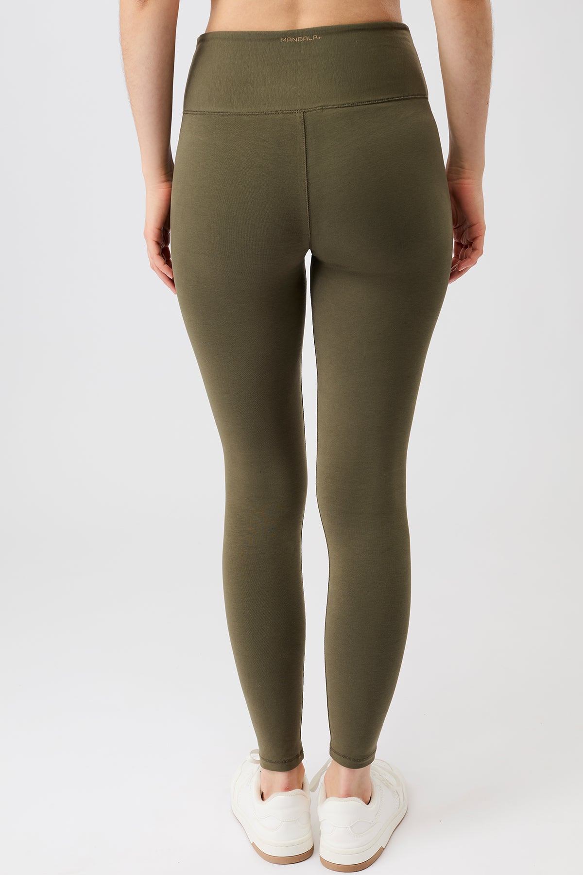 Mandala Fitness Legging Grün Rückseite - Wrap Legging