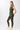 Mandala Fitness Legging Grün Outfit Seite - Wrap Legging