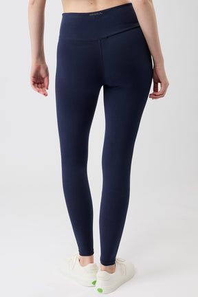 Mandala Fitness Legging blau Rückseite - Wrap Legging