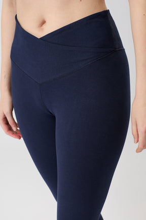 Mandala Fitness Legging blau Detail - Wrap Legging