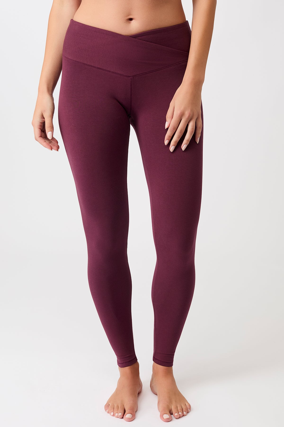 Mandala Fitness Legging Rot Front - Wrap Legging