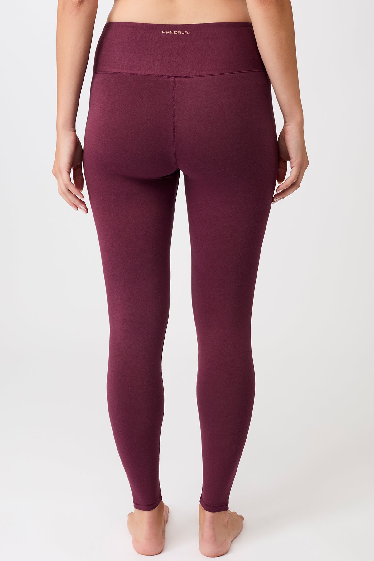Mandala Fitness Legging Rot Rückseite - Wrap Legging
