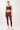 Mandala Fitness Legging Braun Outfit Front - Wrap Legging
