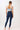 Mandala Pilates Legging Dunkelblau Outfit Rückseite - Pilates Tights