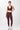 Mandala Pilates Legging Rot Outfit Front - Pilates Tights