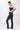 Mandala Fitness Pant Dunkelblau Outfit Seite - Classic Rolldown