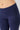 Mandala Fitness Pant Blau Detail - Classic Rolldown