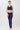 Mandala Fitness Pant Blau Outfit Front - Classic Rolldown