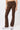 Mandala Fitness Pant Braun Front - Classic Rolldown