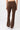 Mandala Fitness Pant Braun Rückseite - Classic Rolldown