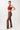Mandala Brown Fitness Leggings Outfit Page - Flared Sports Pants
