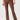 Mandala Brown Fitness Leggings (Front) - Flared Sports Pants