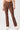 Mandala Brown Fitness Leggings (Front) - Flared Sports Pants