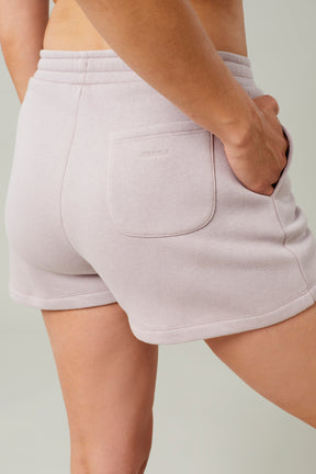 Mandala Yoga Pant Rose Detail Rückseite - Natural Dye Shorts
