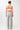 Mandala Fitness Pant Gray Outfit Back - Lounge Pant