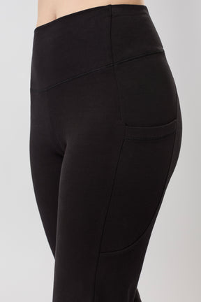 Mandala Trainings Pant Black Detail - Straight Pants