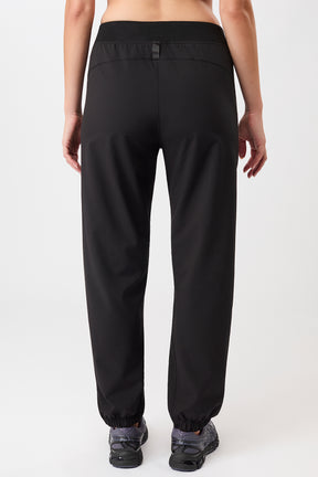 Mandala Sport Hose Schwarz Rückseite - Venice Pants