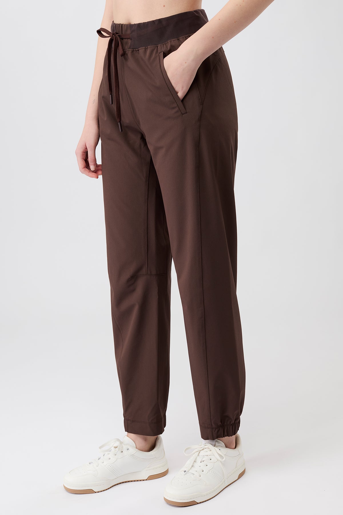 Mandala Sport Hose Braun Seite - Venice Pants