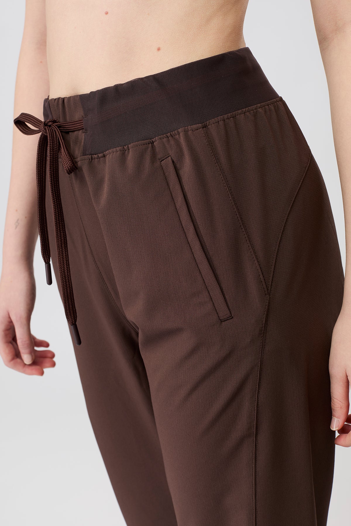 Mandala Sport Hose Braun Detail - Venice Pants