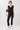 Mandala Trainings Pant Schwarz Outfit Front - Retro Cropped Pants