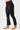 Mandala Sport Hose Schwarz Seite - Cropped Flared Pants
