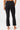 Mandala Sport Hose Schwarz Rückseite - Cropped Flared Pants