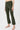 Mandala Sport Hose Grün Seite - Cropped Flared Pants