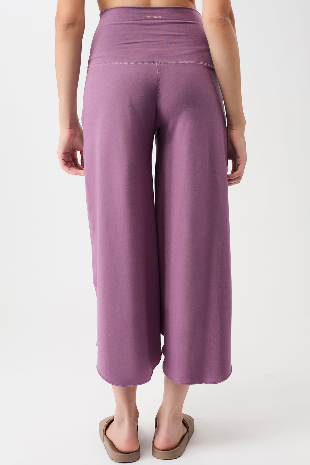 Mandala Sport Pant Lila  Rückseite - Tulip Pants