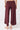 Mandala Sports Pants, Red (Back) - Tulip Pants