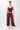 Mandala Red Sports Pants Outfit (Front View) - Tulip Pants