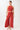 Mandala Red Sports Pants Outfit (Front View) - Tulip Pants