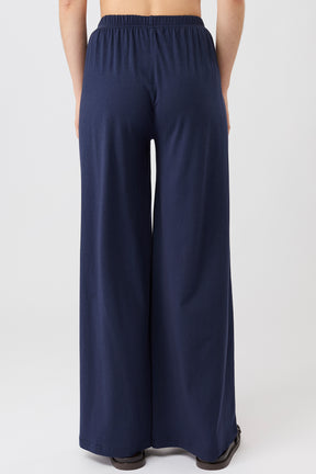 Mandala Fitness Pants Blau Rückseite - Cozy Day Pants