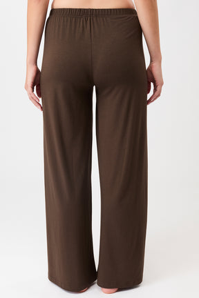 Mandala Fitness Pants Braun Rückseite - Cozy Day Pants