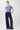 Mandala Fitness Pants Blau Outfit Front - Cozy Day Wool Pants