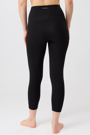 Mandala Active Legging Schwarz Rückseite - Best Cropped Legging