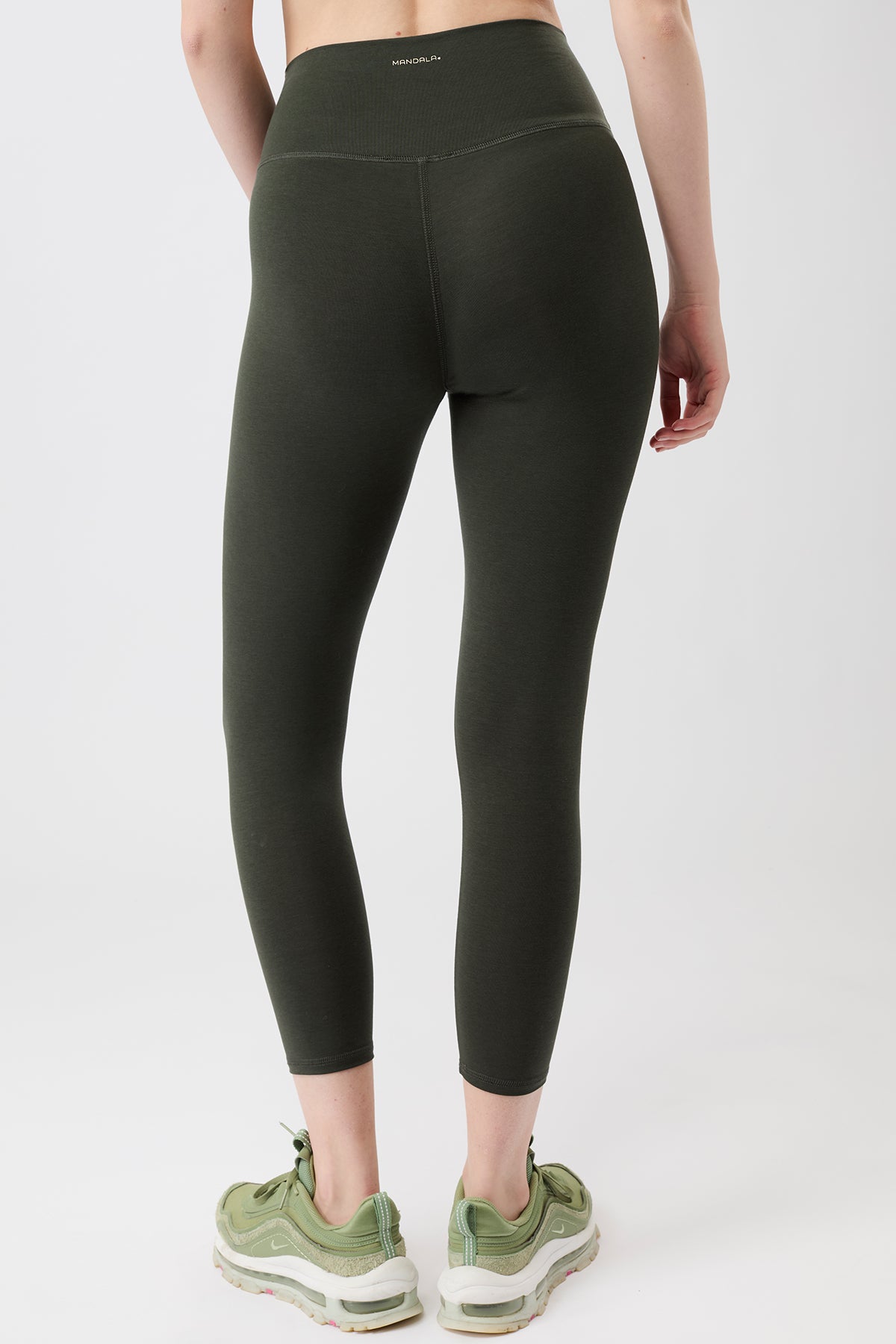 Mandala Active Legging Grün Rückseite - Best Cropped Legging