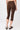 Mandala Active Leggings, Brown (Back View) - Best Cropped Leggings