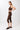 Mandala Active Leggings Brown Outfit side - Best Cropped Leggings